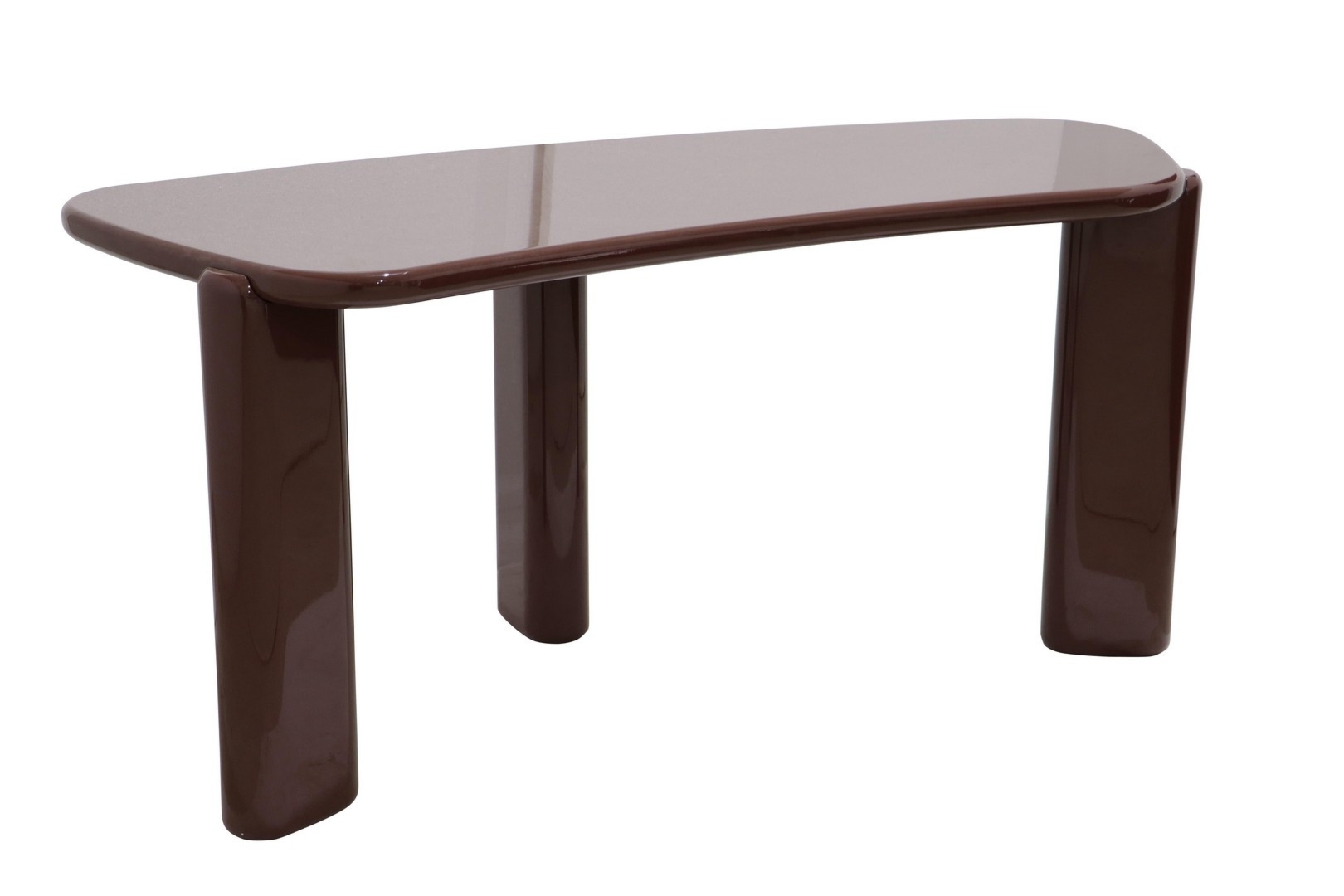 Biurko Otilia kolor połysk 168x75x77cm MDF z wykończeniem PU Bizzotto