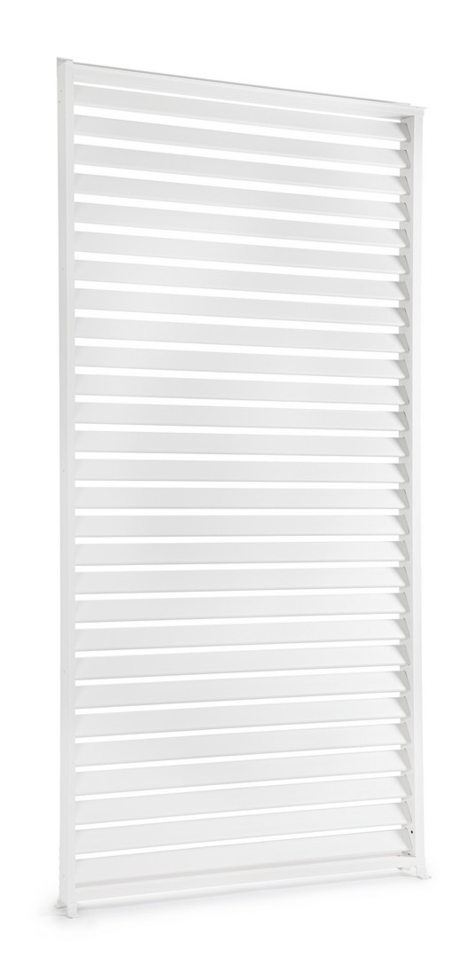 Panel żaluzjowy do pergoli OCEAN biały 123.5x6 z aluminium Bizzotto