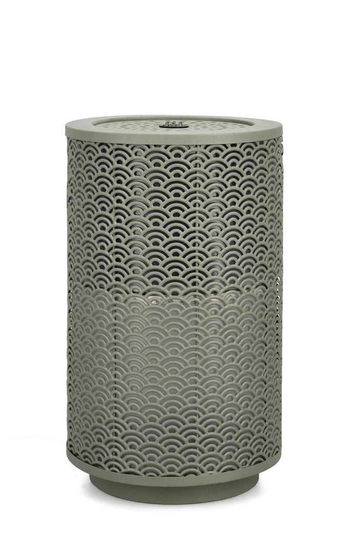 Fontanna ogrodowa AKIRA zielona Ø30 metalowa Bizzotto