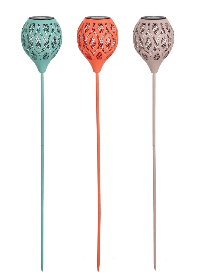 Zestaw latarni solarnych KRIZIA Ø14 stalowych Bizzotto