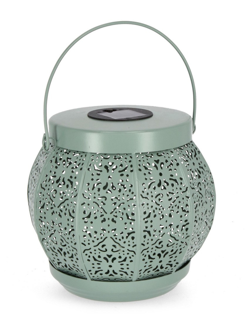 Latarnia solarna KALIDAS zielona Ø20 stalowa Bizzotto