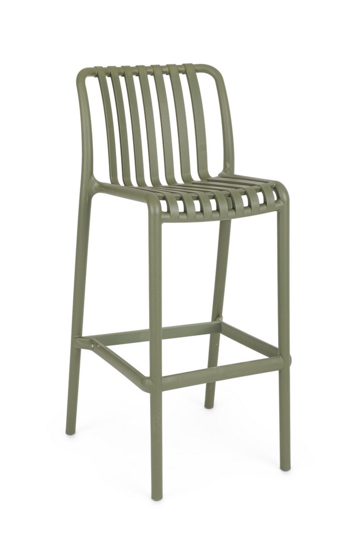 Hoker ogrodowy BILLIE zielony 38x47 z polipropylenu Bizzotto