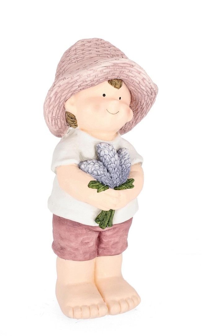 Figurka chłopiec JUSTY 19x16,7x43,3h z magnezu Bizzotto