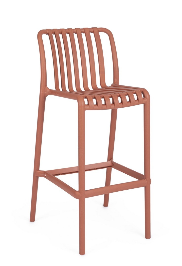 Hoker ogrodowy BILLIE terakota 38x47 z polipropylenu Bizzotto