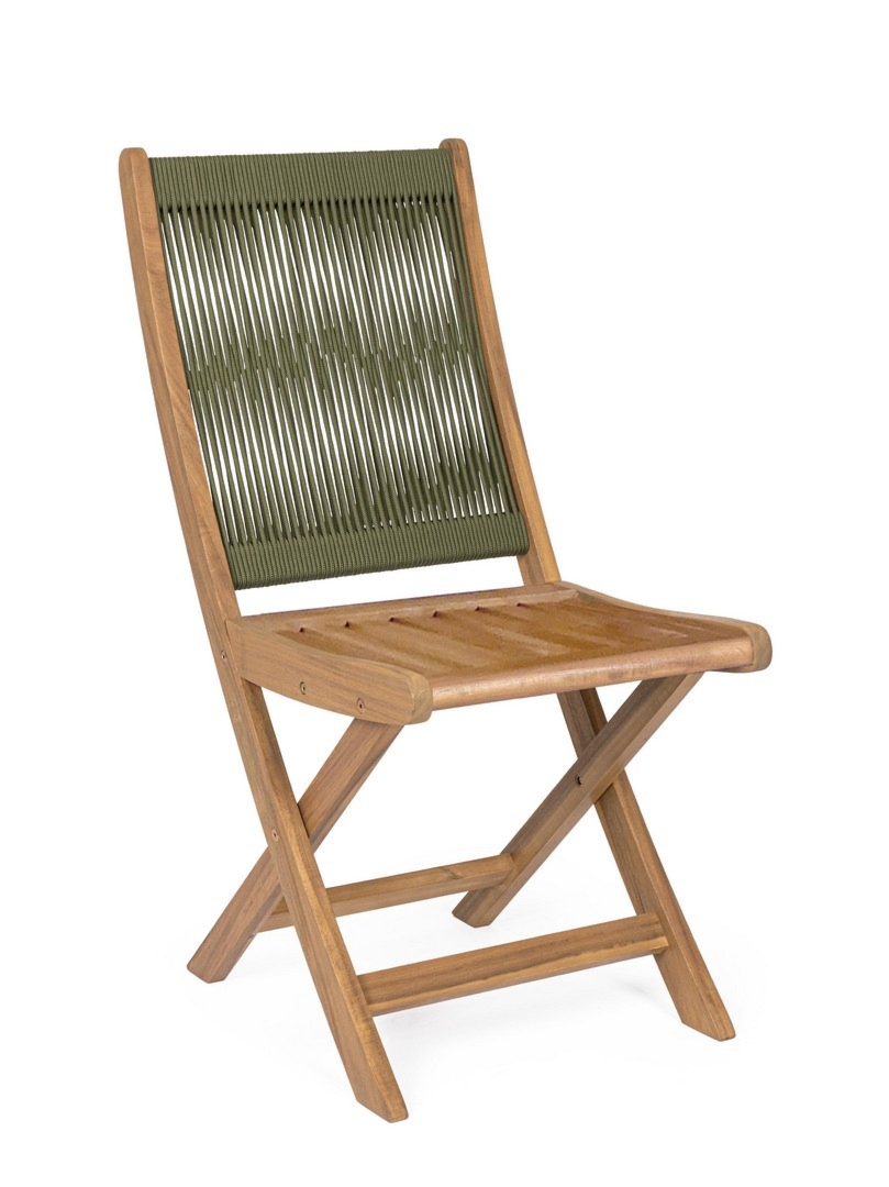 Krzesło ogrodowe DANUBIO oliwkowe 42x61 drewno akacjowe Bizzotto