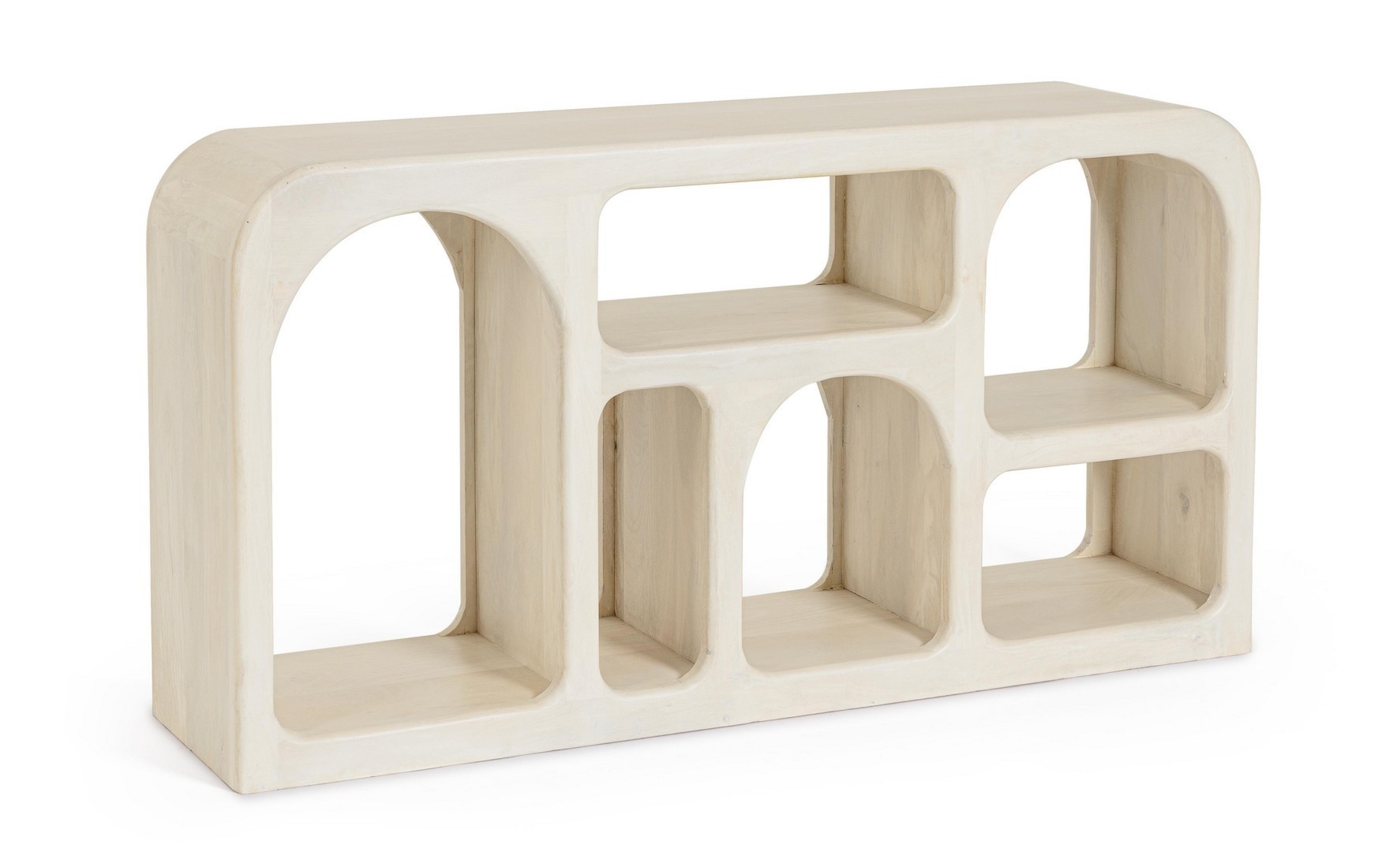 Szafka RTV Cairo brązowa 145x35x75cm drewno mango Bizzotto