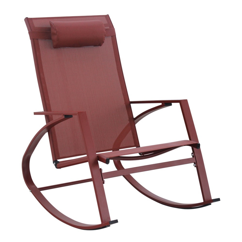 Fotel bujany ogrodowy DEMID 60.5x107 stalowy Bizzotto