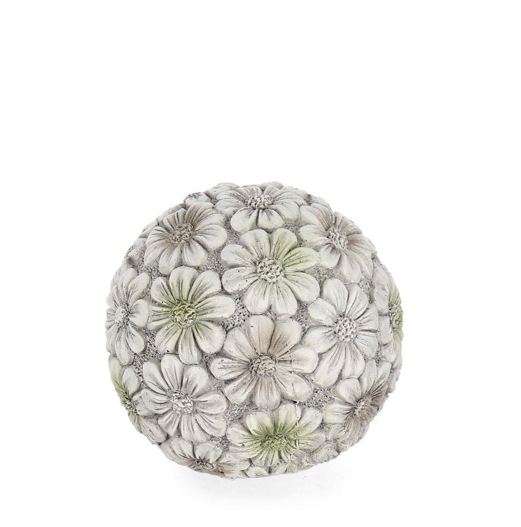 Dekoracyjna kula kwiatowa BLOSSY Ø13 z magnezu Bizzotto