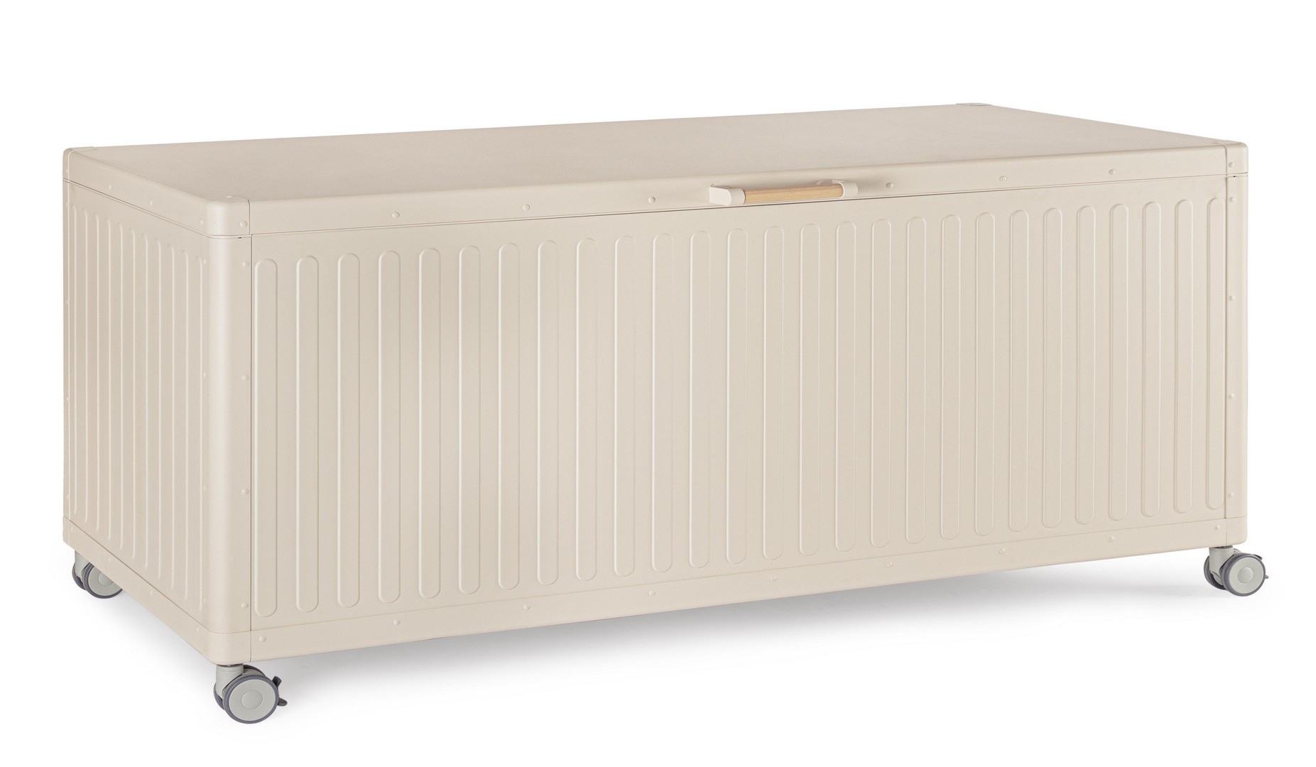 Skrzynia ogrodowa OCEAN jedwabisty 182x89.4 aluminiowa Bizzotto