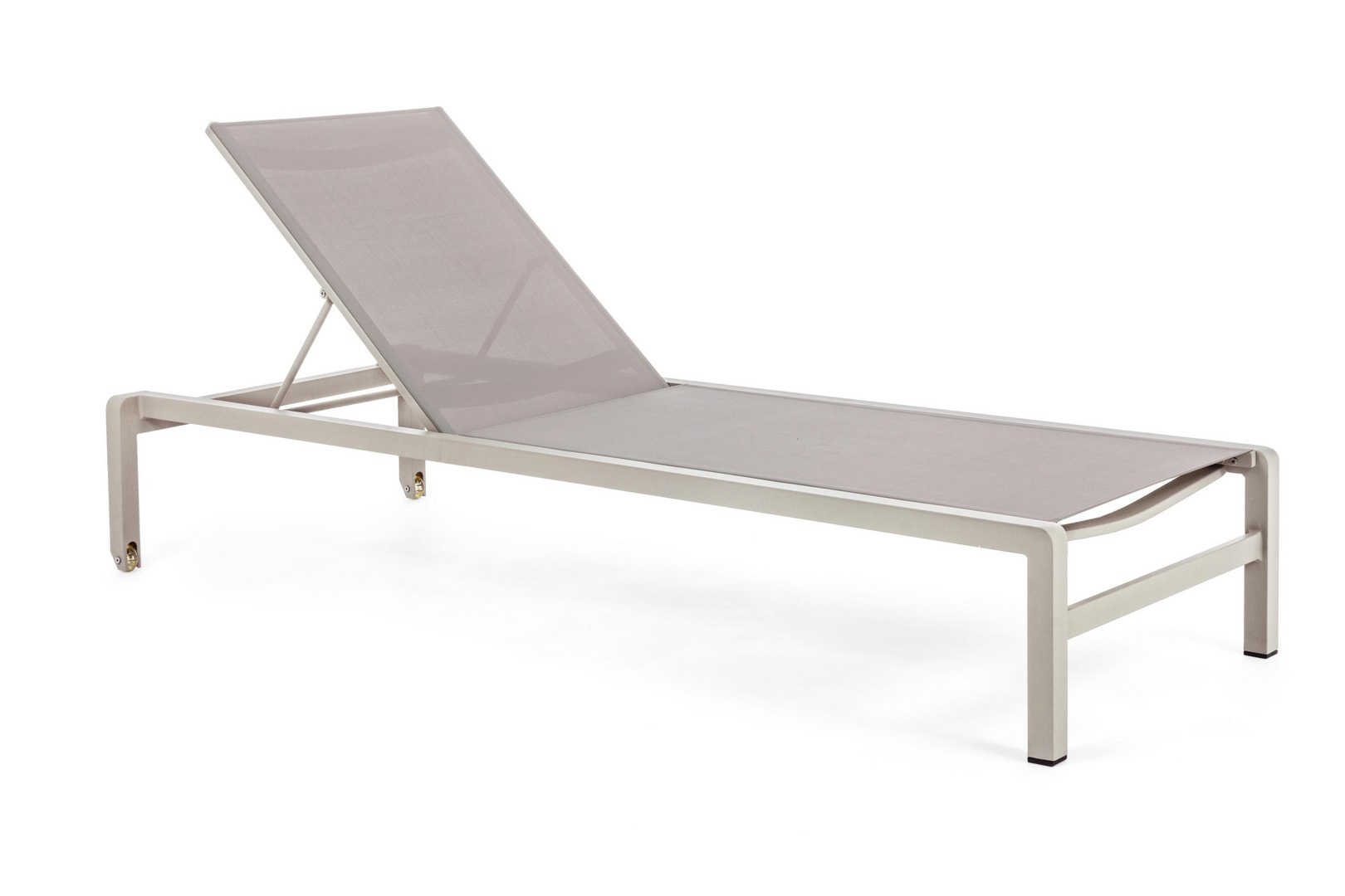 Leżak ogrodowy KONNOR beżowy 78x195 aluminiowy Bizzotto