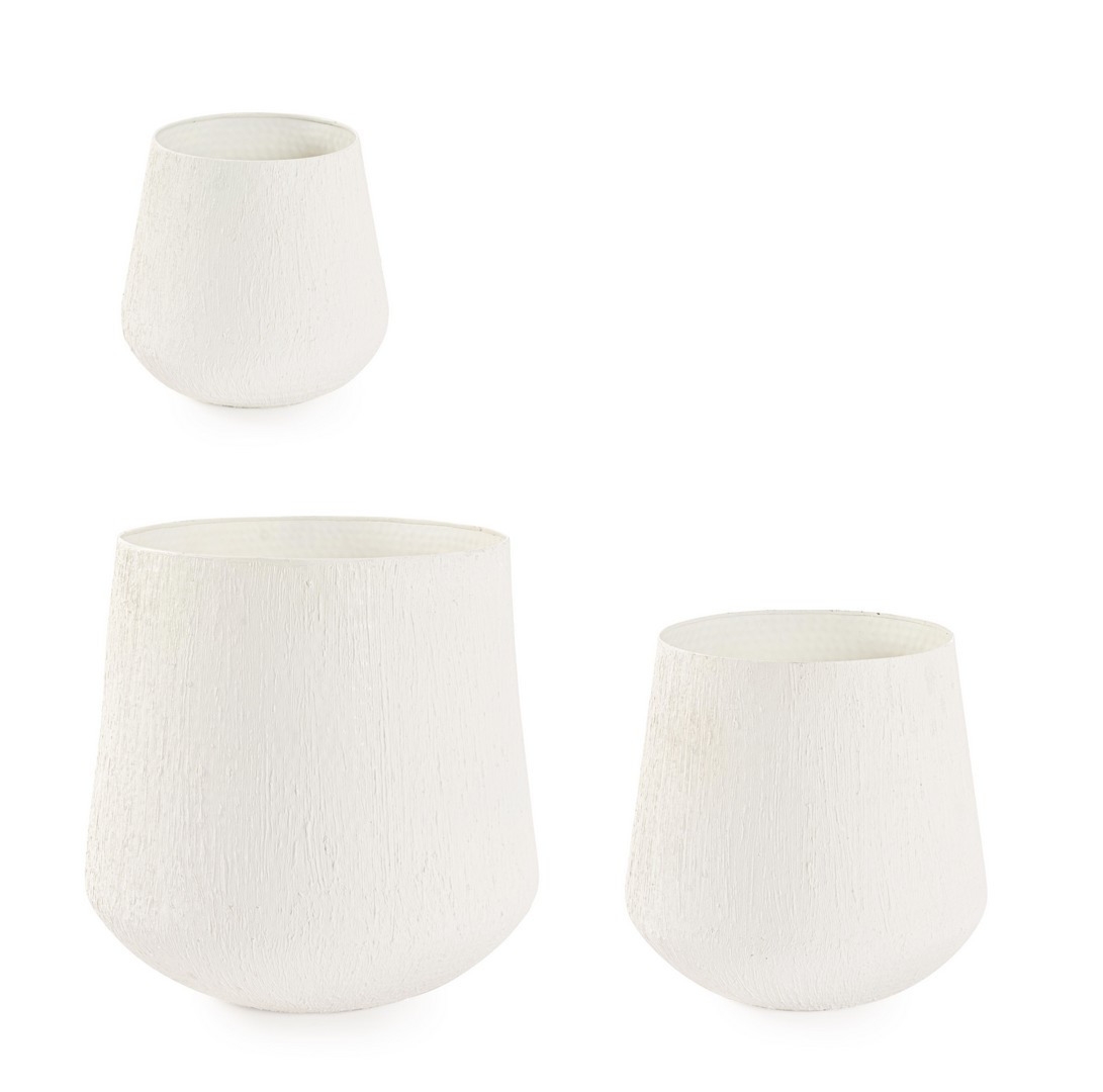 Zestaw donic ogrodowych ręcznie wykonanych KENAR beżowy Ø27,Ø37,Ø48 metalowych Bizzotto