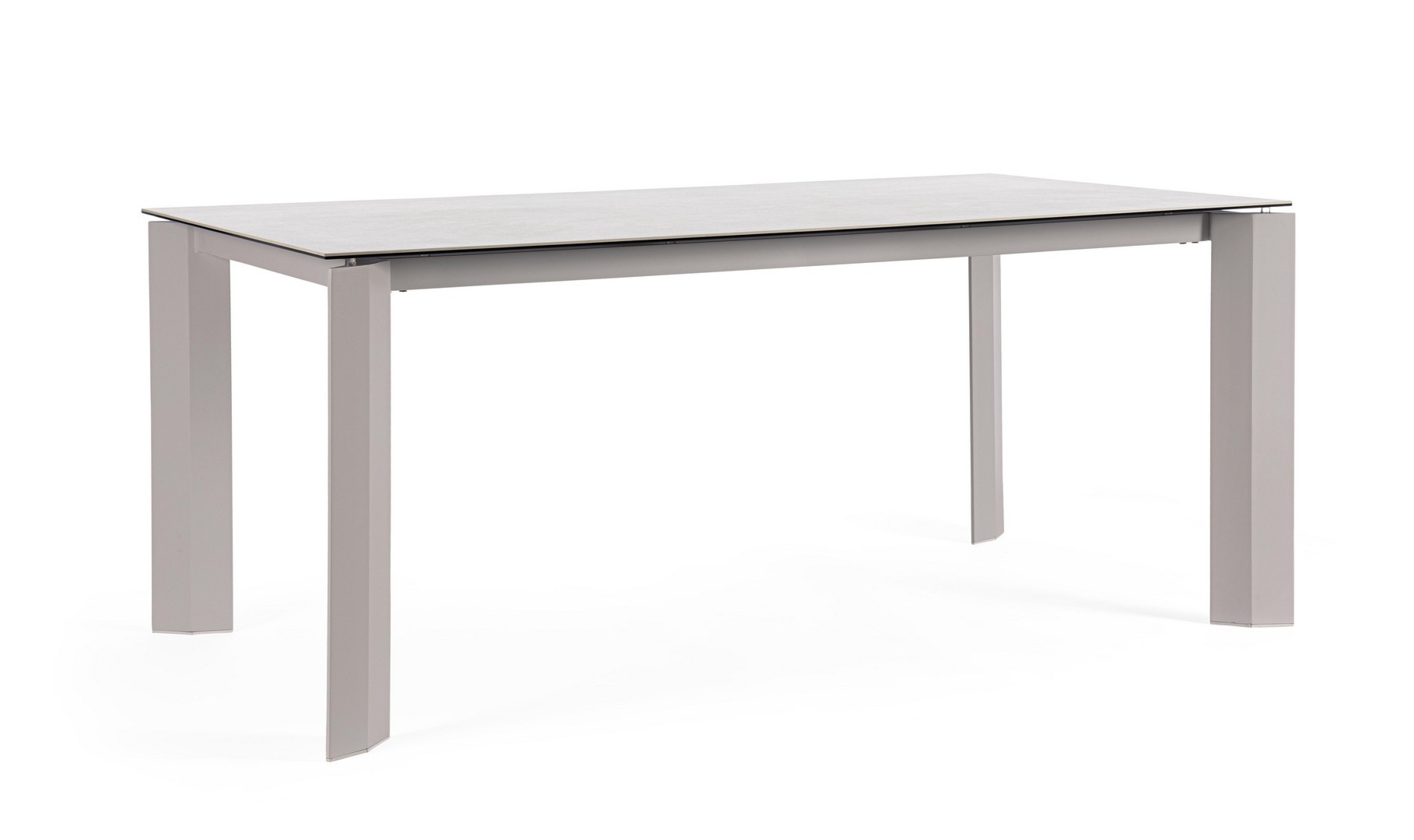 Stół ogrodowy OTAVIO beżowy 180x95 aluminiowy z batem ceramicznym Bizzotto