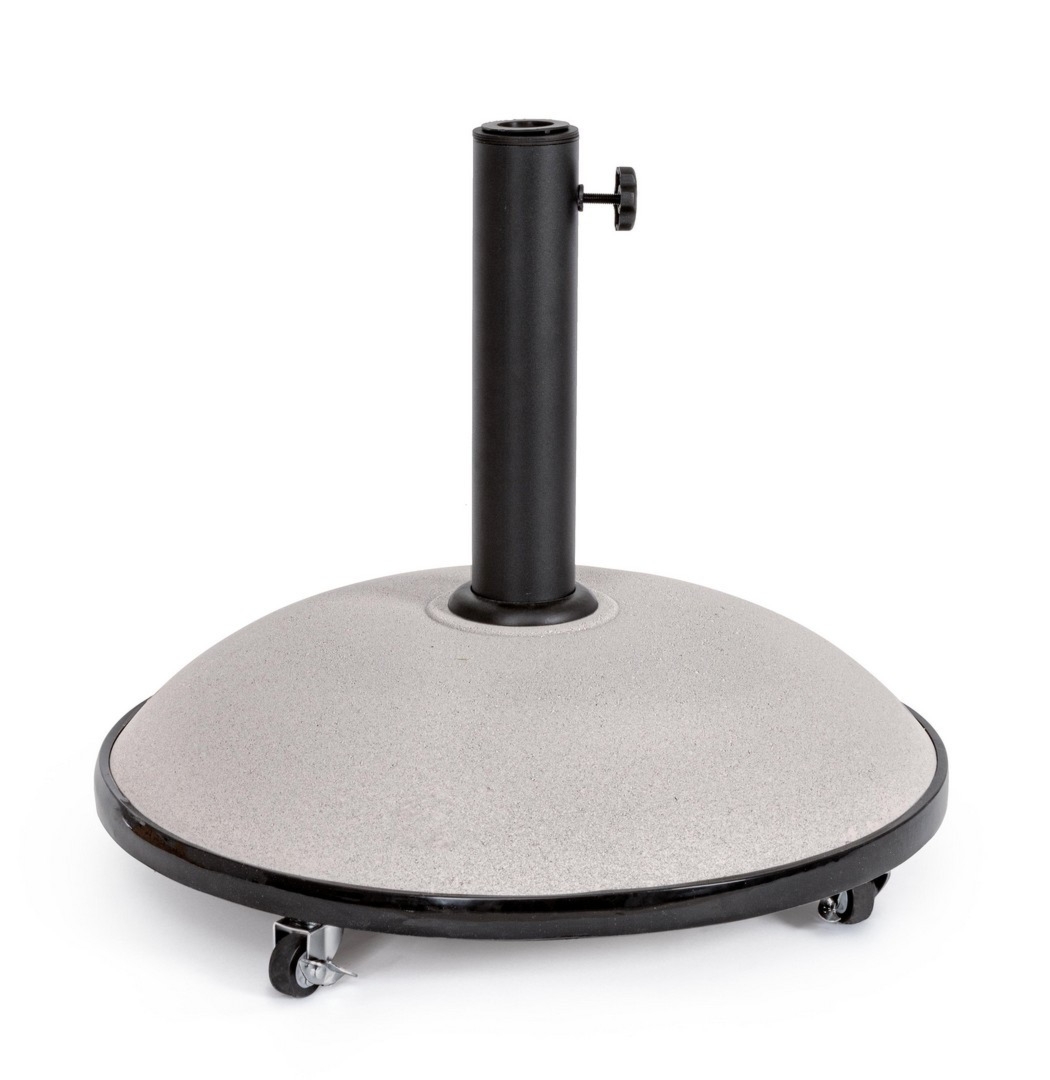 Podstawa do parasola z nogą centralną BARRY taupe Ø58 z cementu Bizzotto