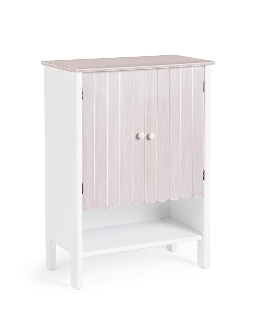 Kredens Fayel beżowy 60,5x33x82cm MDF, stal malowana proszkowo Bizzotto