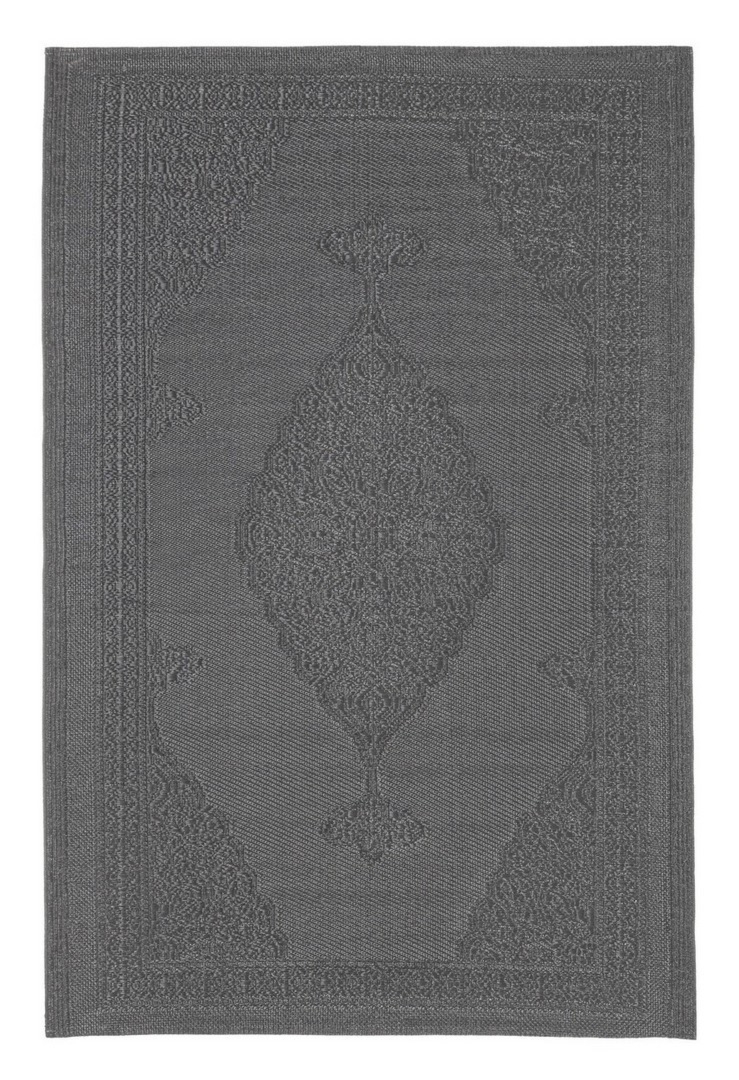 Dywan zewnętrzny DELBAR szary 120x180 z polipropylenu Bizzotto