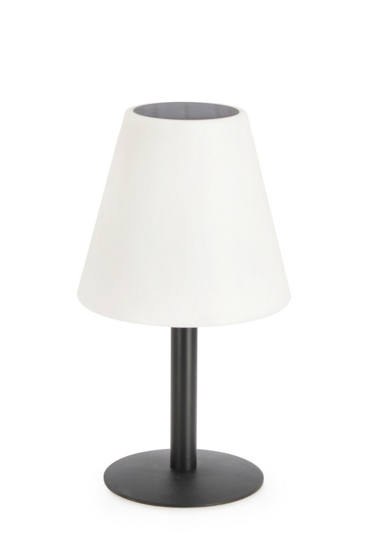 Lampa stołowa LED SOLAR czarna Ø20 stalowa Bizzotto