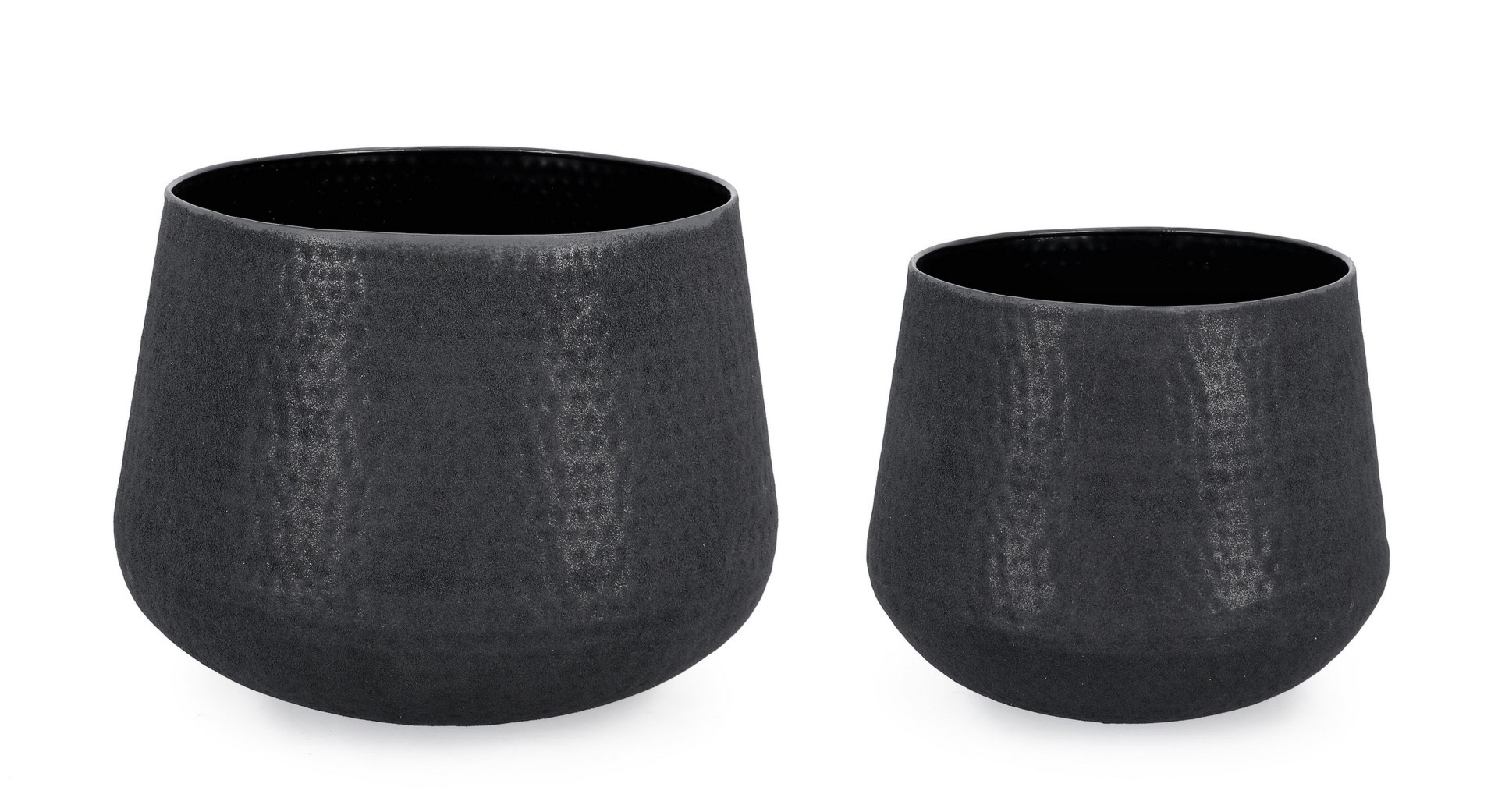 Zestaw donic ogrodowych ręcznie wykonanych KENAR czarny Ø38,Ø48 metalowych Bizzotto