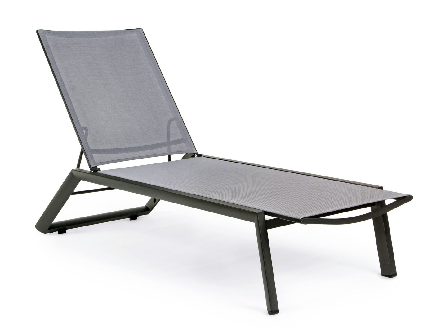 Leżak ogrodowy CRUISE antracyt/szary 67x194 aluminiowy Bizzotto