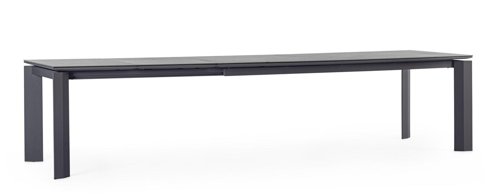 Stół ogrodowy rozkładany OTAVIO 220/280/340x95 aluminiowy z batem ceramicznym Bizzotto