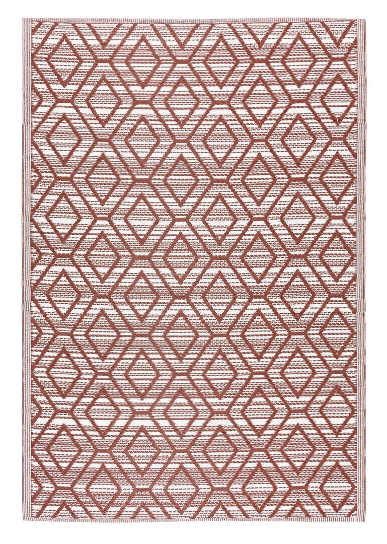 Dywan zewnętrzny KENAN rdzawy 160x230 z polipropylenu Bizzotto