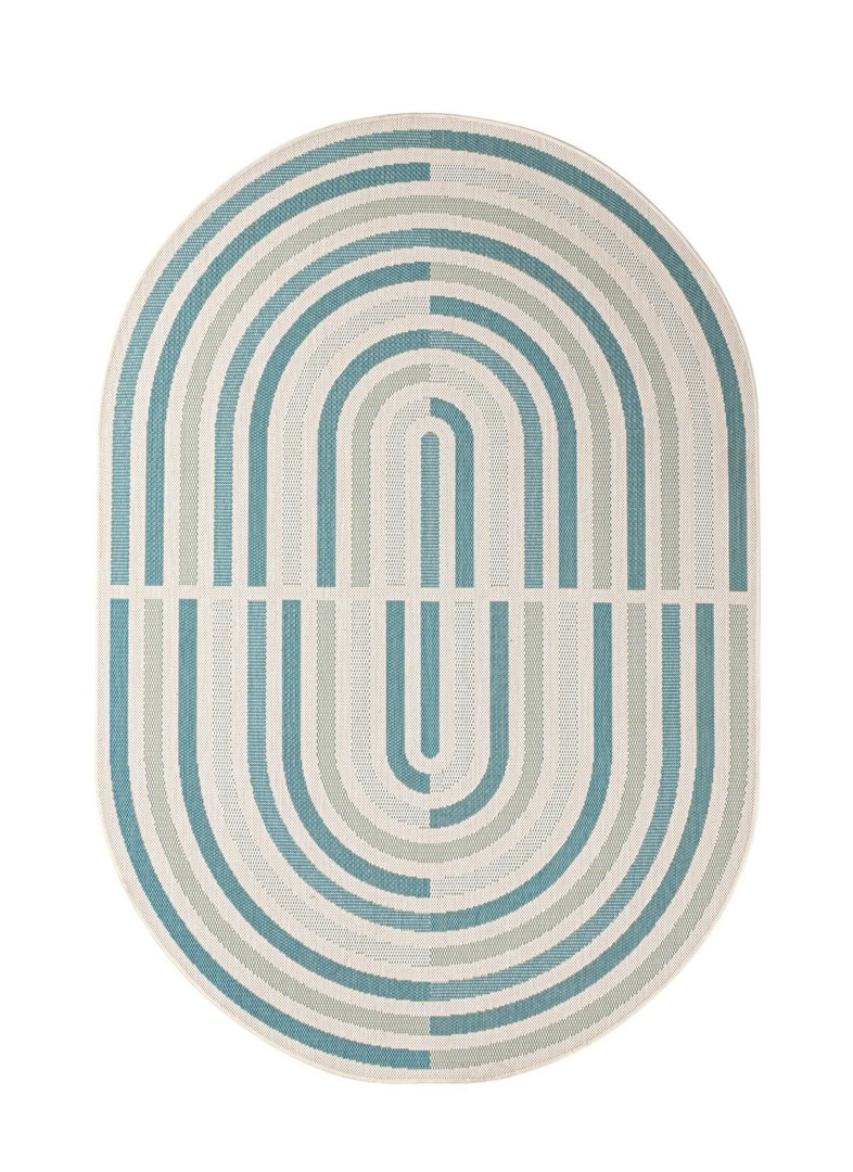 Dywan zewnętrzny NOUR zielony 160x229 z polipropylenu Bizzotto