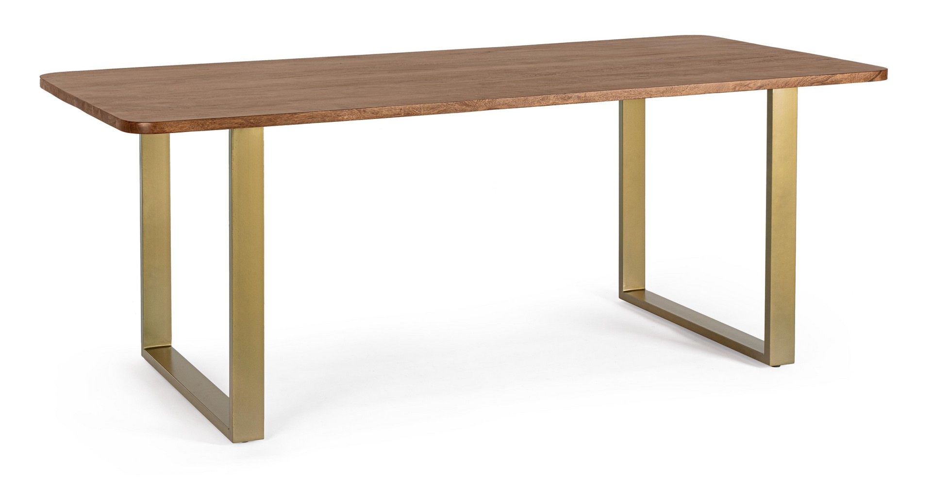 Stół Vital akacjowe 200x90x76cm drewno akacjowe stal Bizzotto