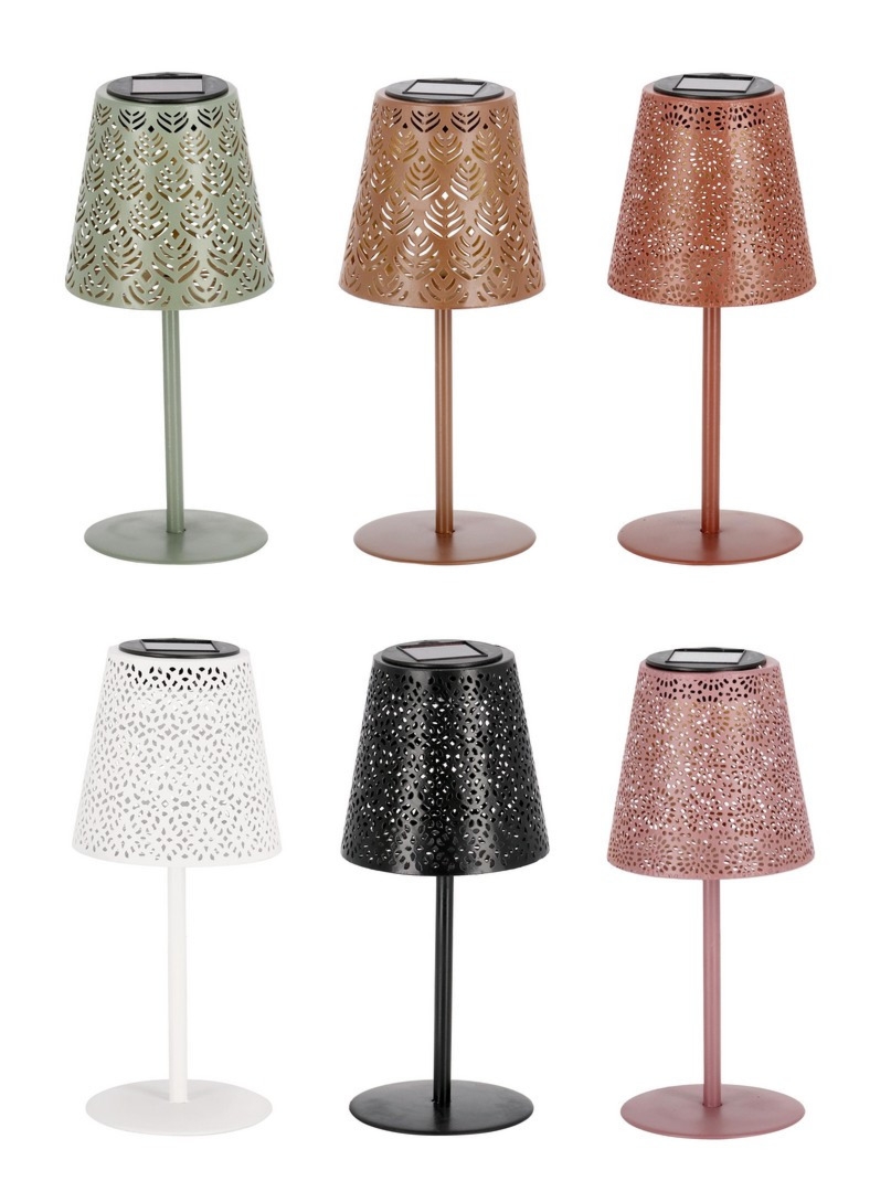 Zestaw lamp stołowych solarnych PATRICIA Ø12 stalowa Bizzotto