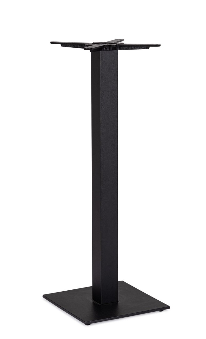 Podstawa stołu Giunone czarny 40x40x108cm stal i żeliwo Bizzotto