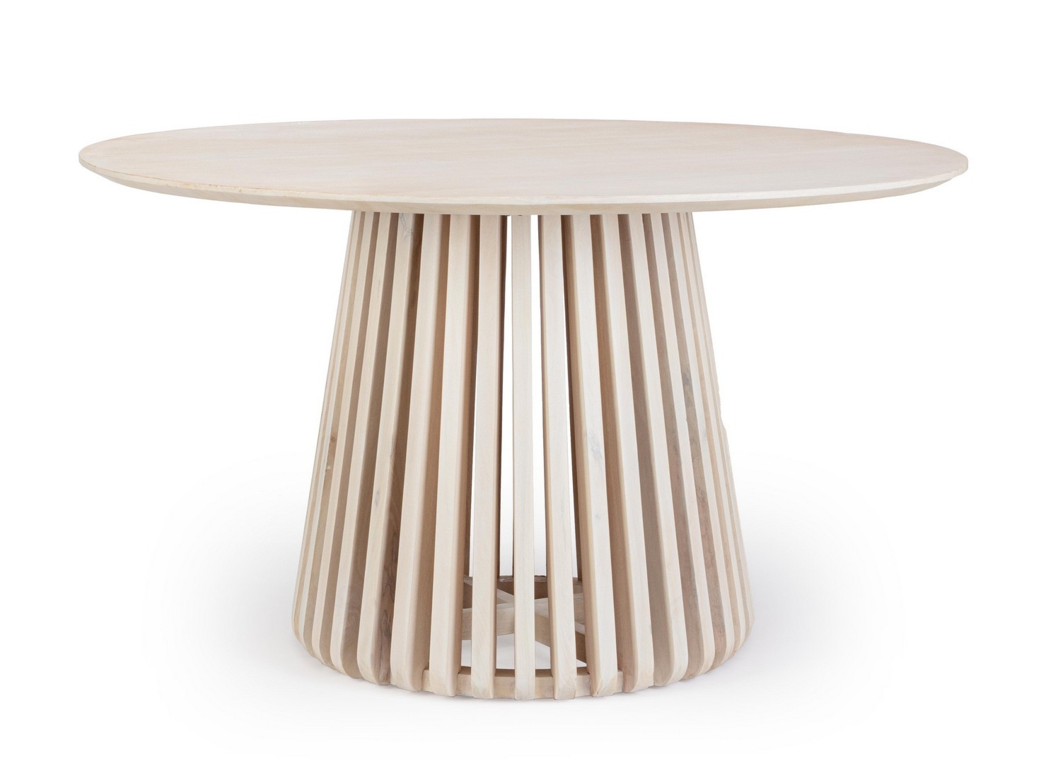 Stół Odion naturalne Ø130cm drewno mango Bizzotto