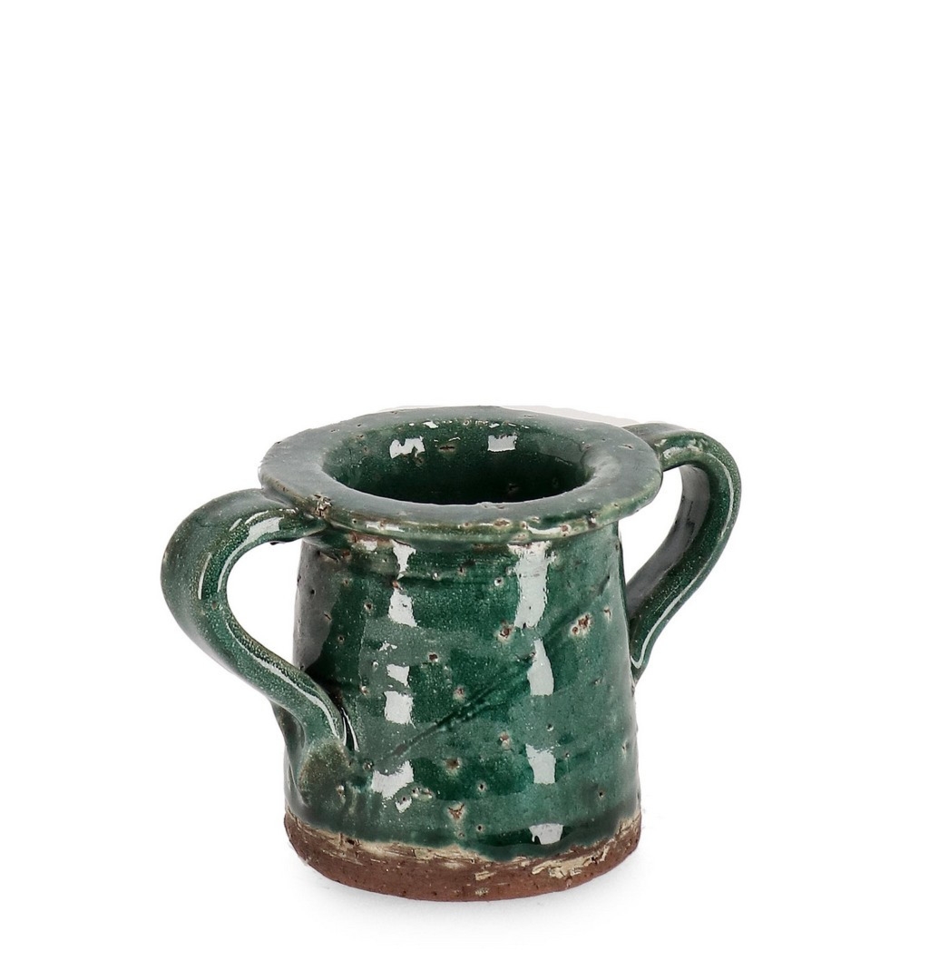 Wazon wykonany ręcznie DARUMA terakota 15x9,5x9,5h z terakoty Bizzotto