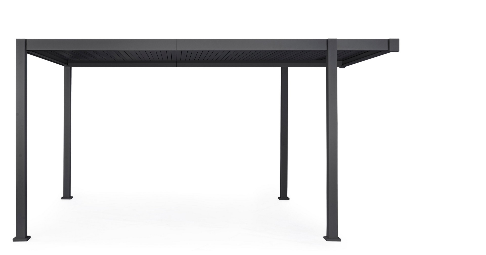 Pergola ogrodowa MAREA antracytowa 500x300 z aluminium Bizzotto