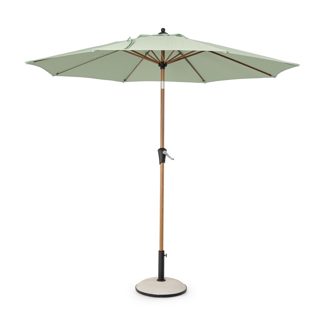 Parasol z nogą centralną PALINURO Ø300 stalowy Bizzotto