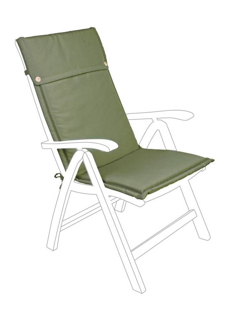 Poduszka na krzesło ROYAL zielona 50x120 wodoodporna olefinowa Bizzotto