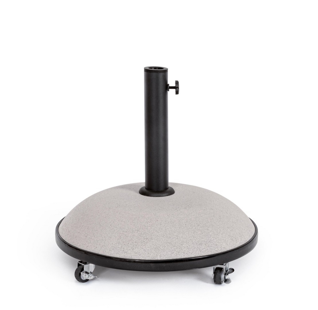 Podstawa do parasola z nogą centralną BARRY taupe Ø50 z cementu Bizzotto