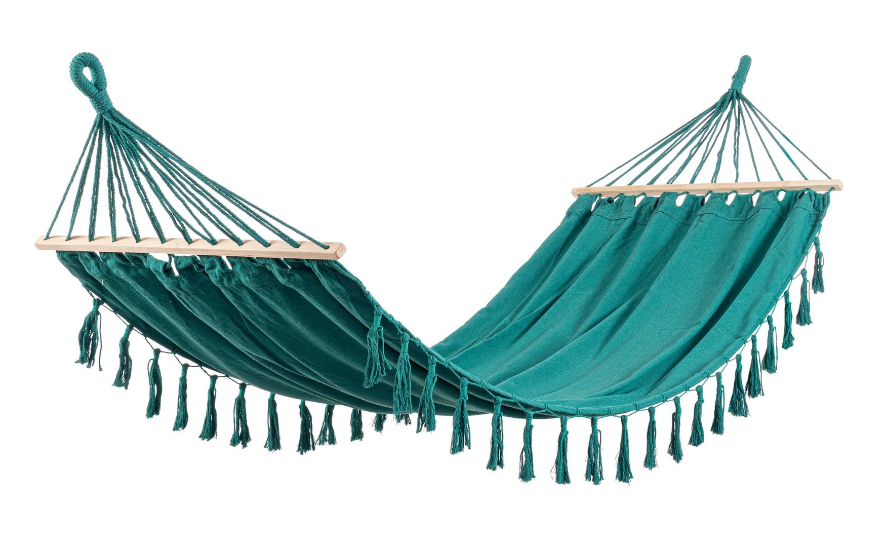 Hamak JUAN turkusowy 200x100 z polibawełny Bizzotto