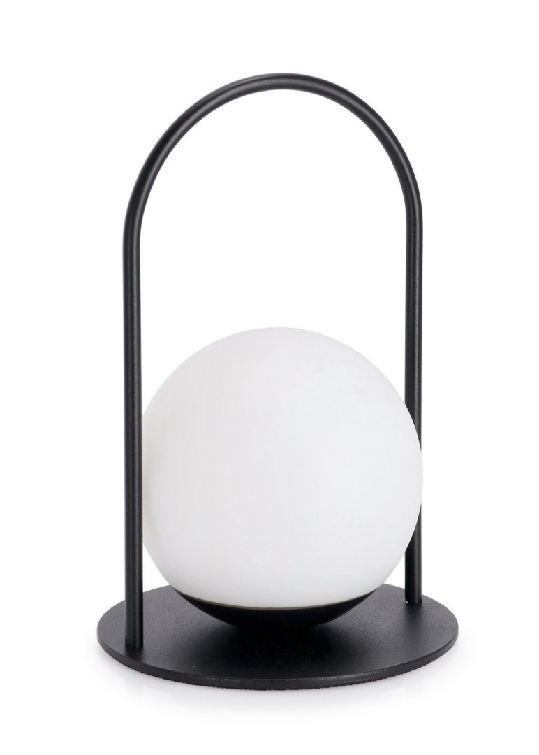 Lampa LED PANSY czarna Ø13 metalowa Bizzotto