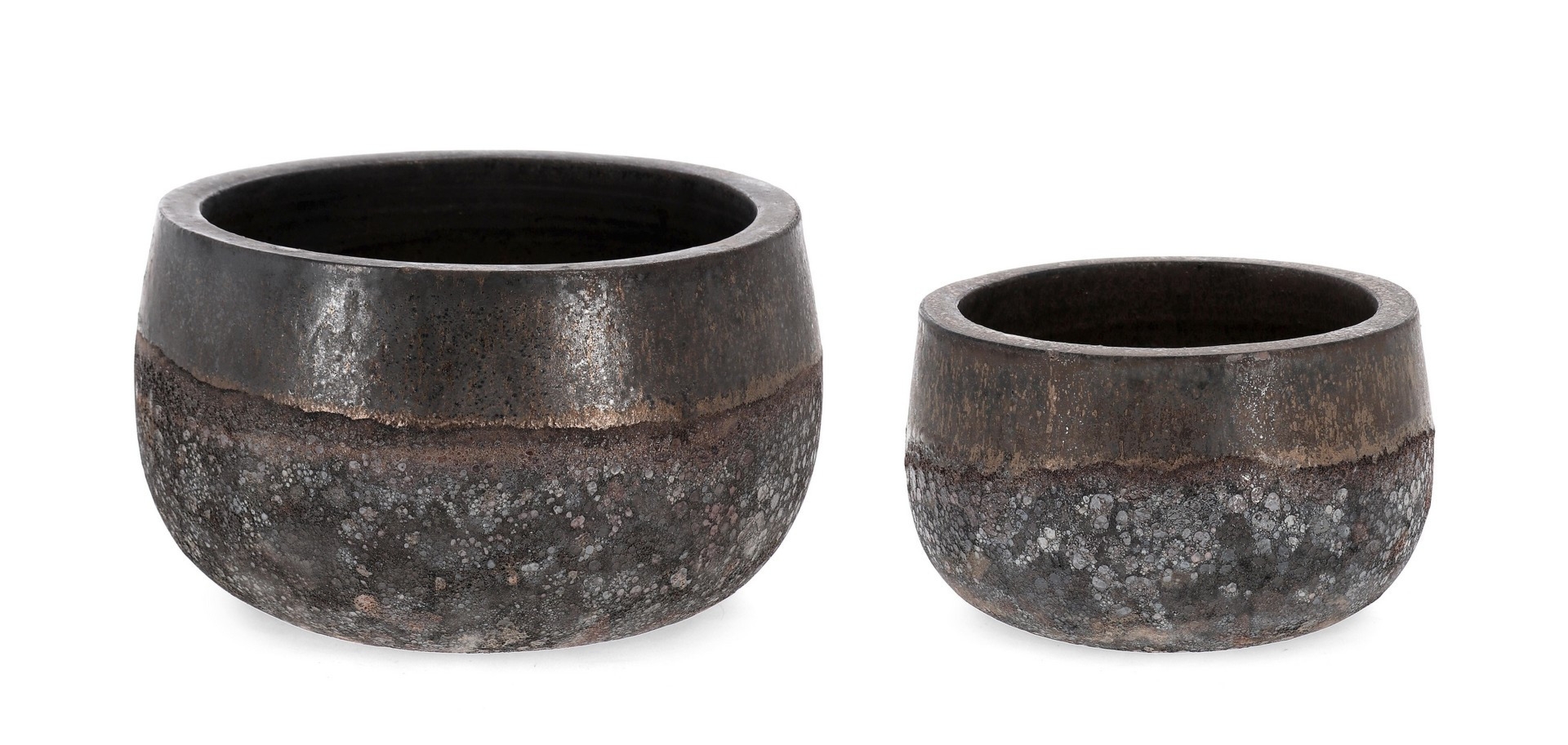 Zestaw donic ogrodowych DUYEN rdzawy Ø29,Ø36 z terakoty Bizzotto