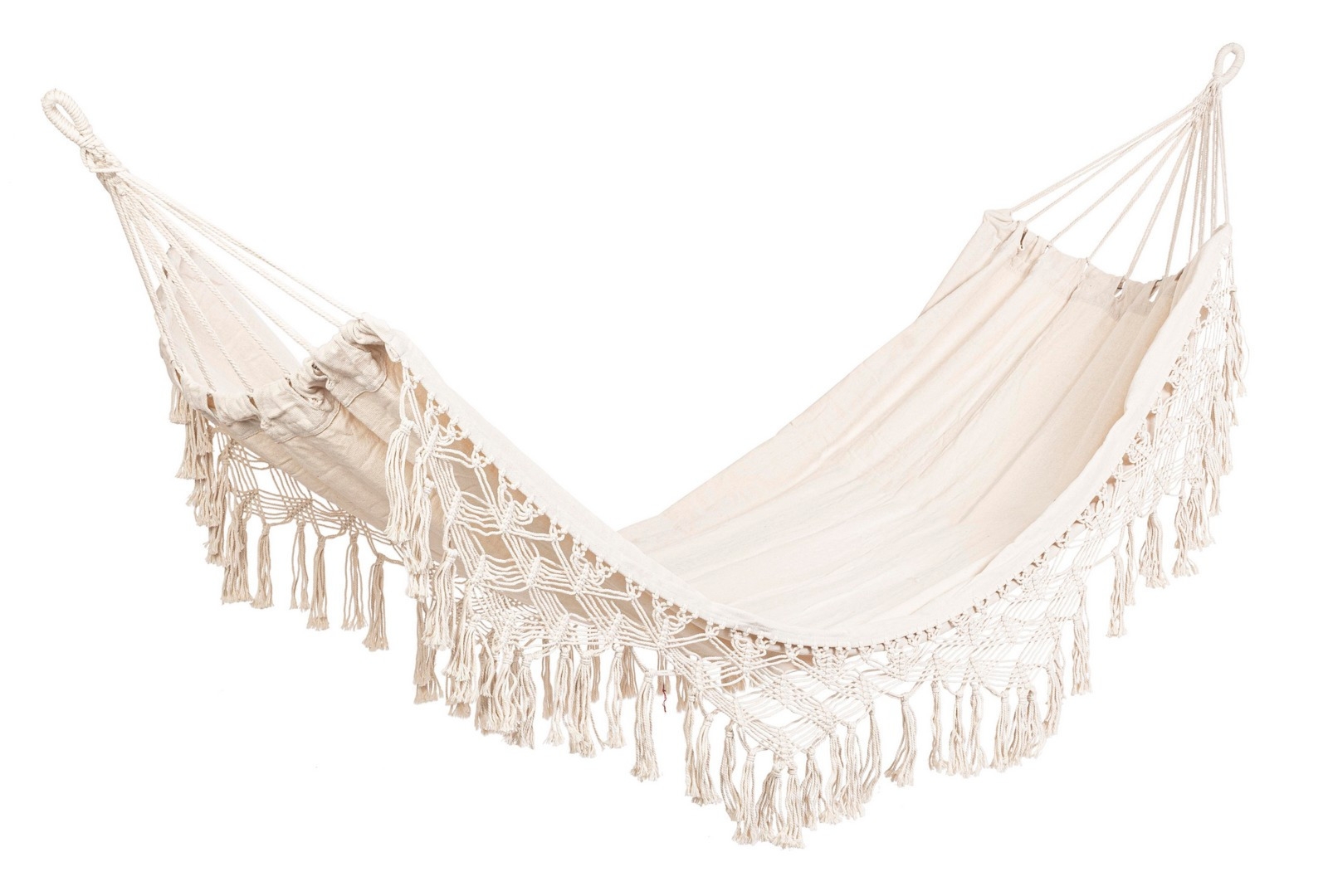 Hamak ELDORIS biały 200x100 z polibawełny Bizzotto