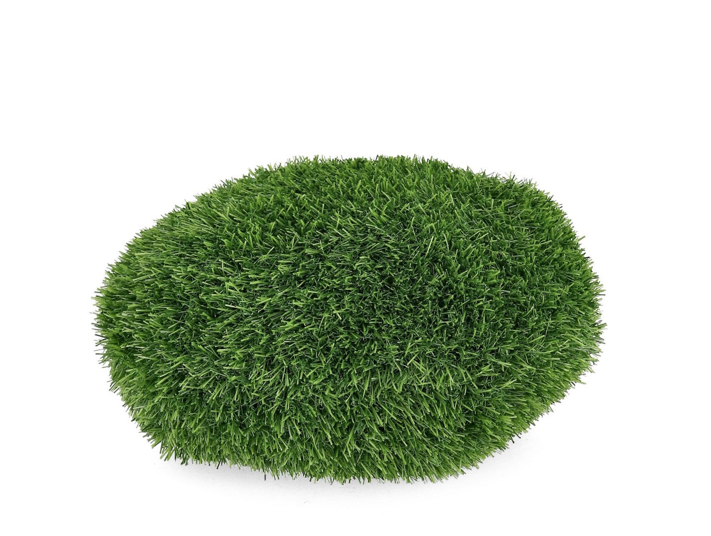 Dekoracja kamień z trawy syntetycznej OV zielony 30x23x15h PP Bizzotto