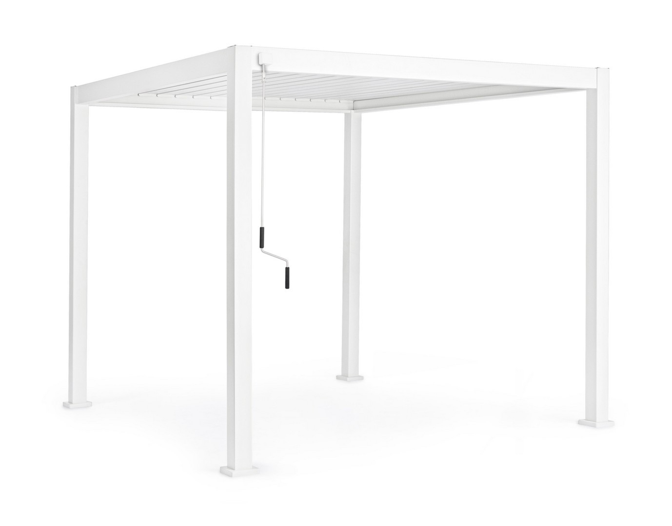 Pergola ogrodowa MAREA biała 300x300 z aluminium Bizzotto