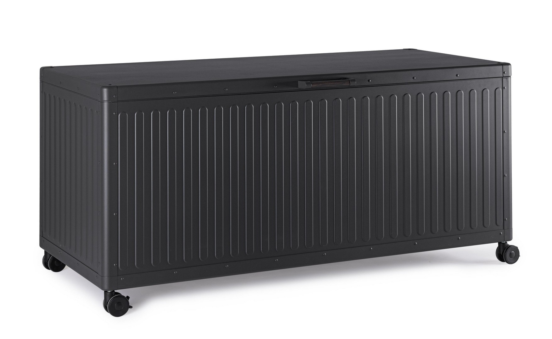 Skrzynia ogrodowa OCEAN antracytowa 164.8x72 aluminiowa Bizzotto