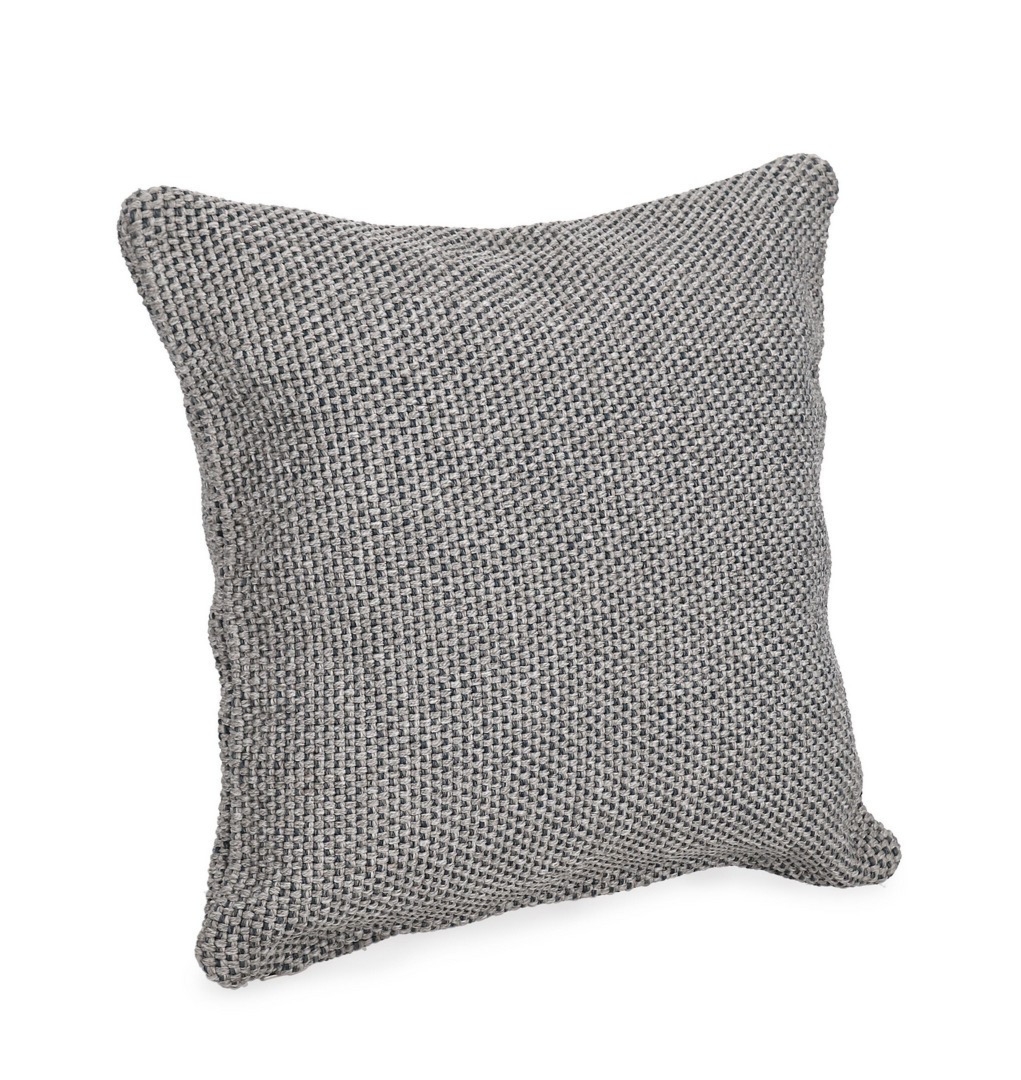 Poduszka outdoorowa MAROLI antracytowa 45x45 ręcznie robiona z polipropylenu Bizzotto