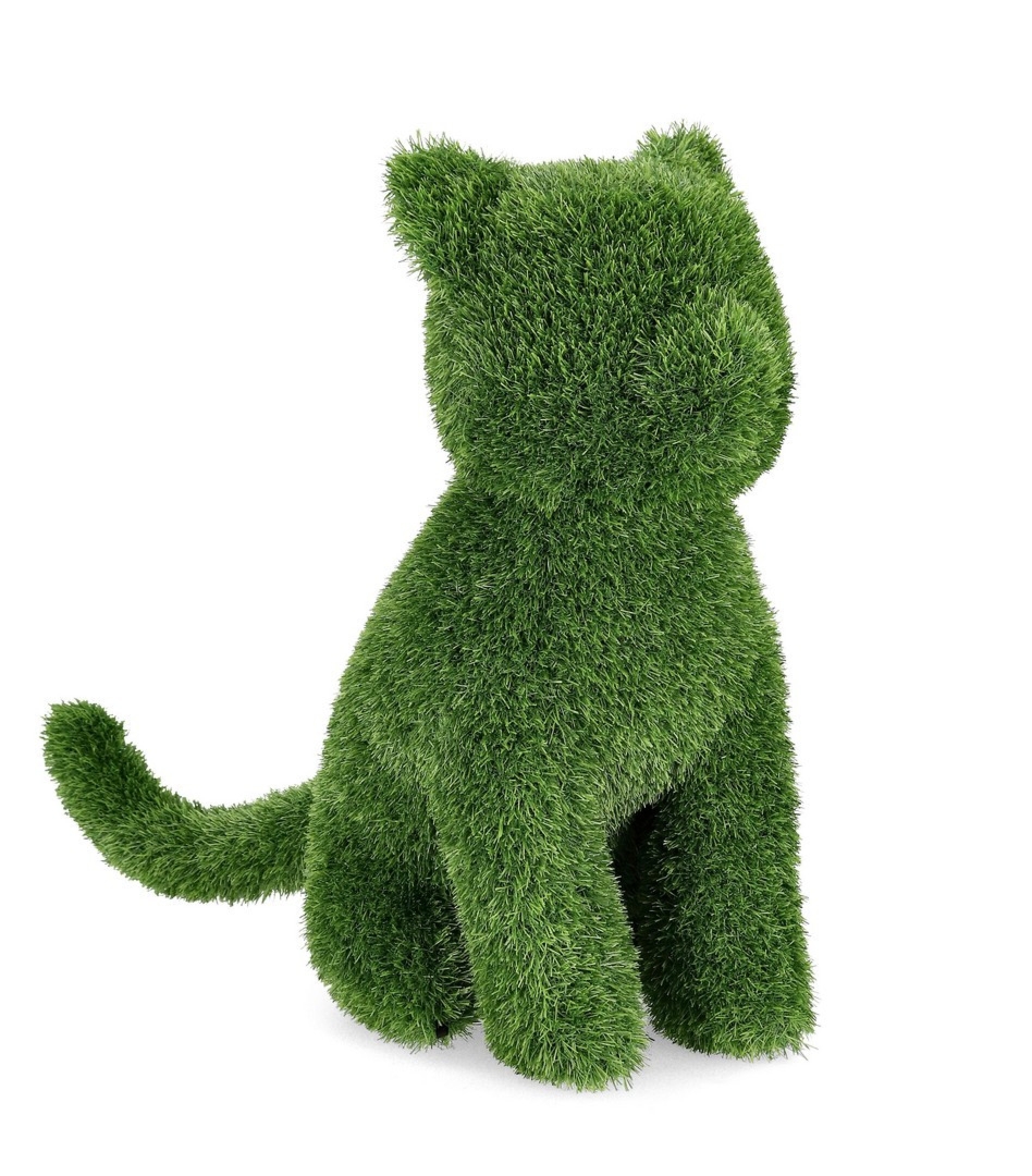 Kot z trawy syntetycznej CAT zielony 40x31x67h PP Bizzotto