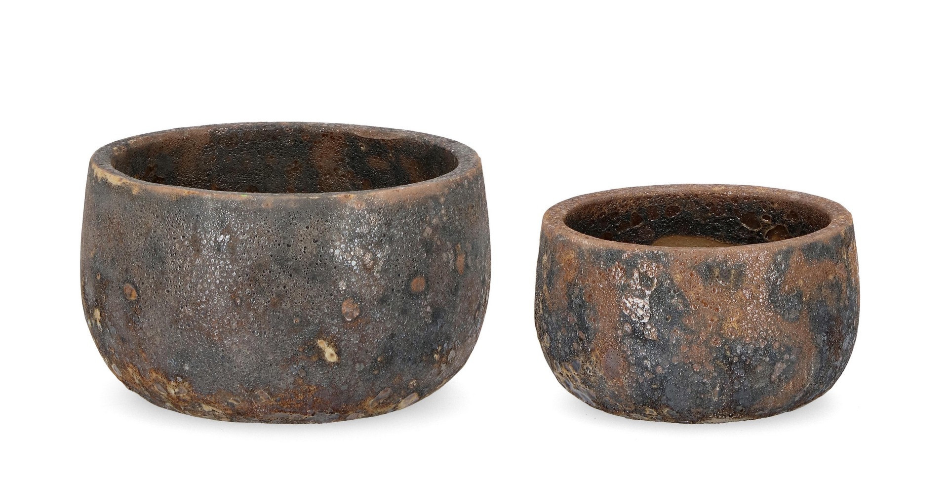 Zestaw donic ogrodowych DUYEN rdzawy Ø36,Ø29 z terakoty Bizzotto