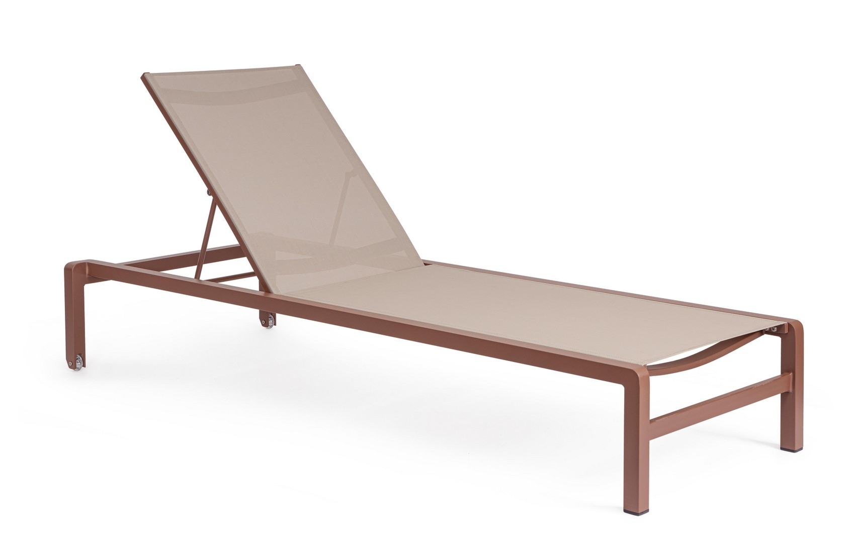 Leżak ogrodowy KONNOR miedziane 78x195 aluminiowy Bizzotto