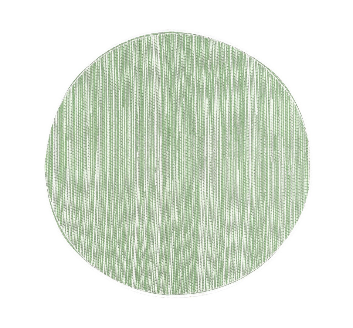 Dywan zewnętrzny AKILAH zielony Ø180 z polipropylenu Bizzotto