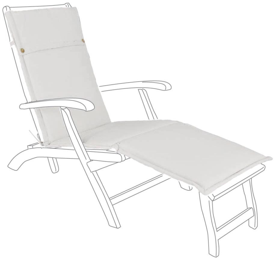 Poduszka na leżak NATURAL naturalna 50x176 wodoodporna z poliestru Bizzotto