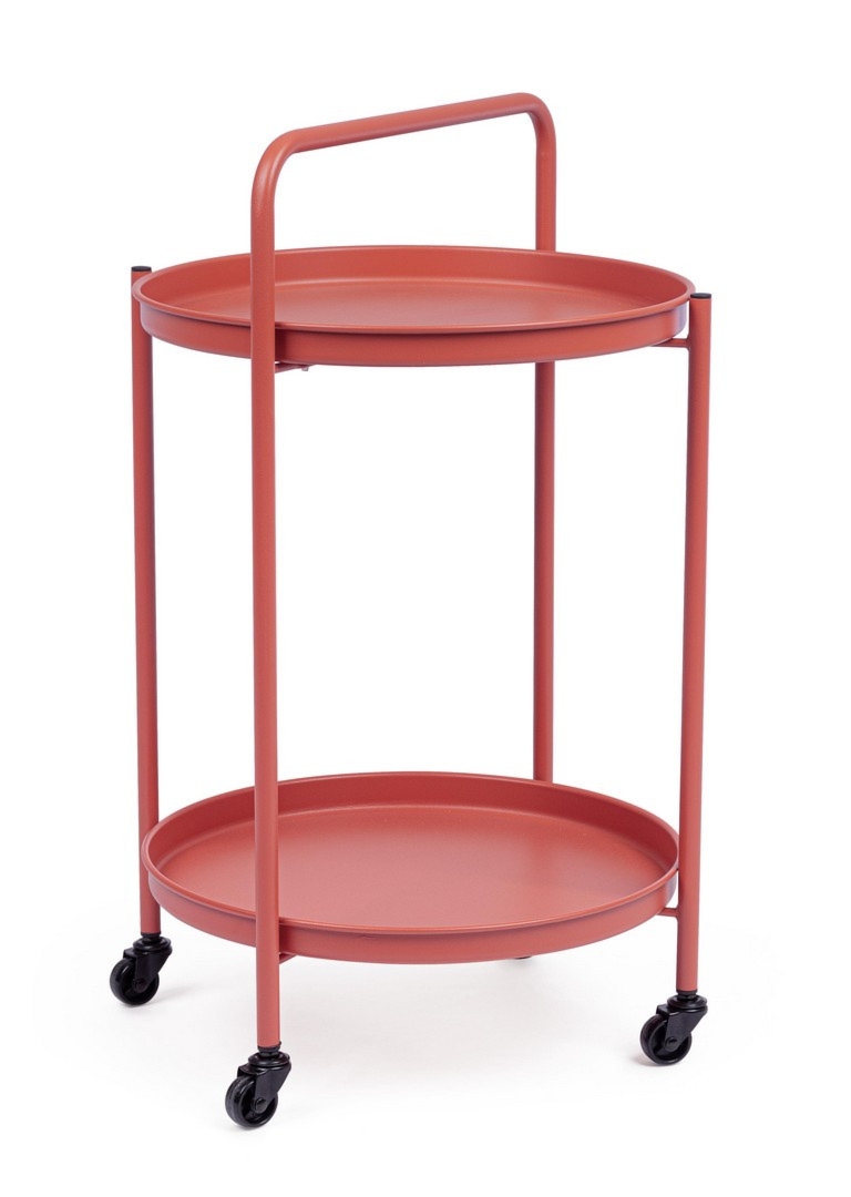 Wózek ogrodowy AUSTIN terakota Ø44 ze stali Bizzotto