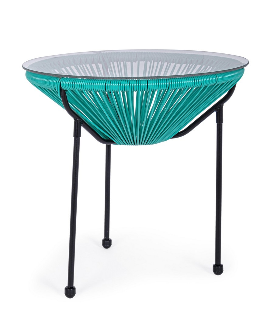 Stolik kawowy PARKER Ø50 stalowy Bizzotto