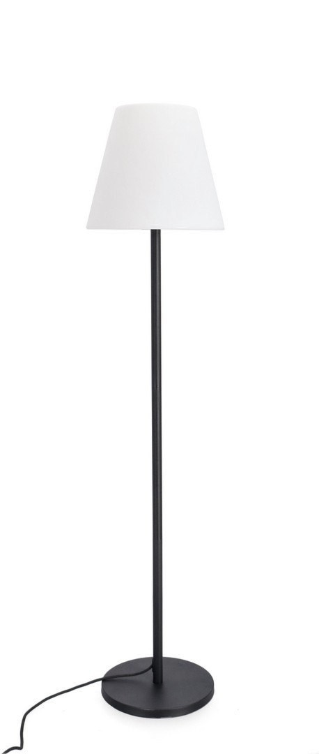 Lampa podłogowa YOKU czarna Ø34 stalowa Bizzotto